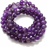 Náramek ametyst 8 mm Amy