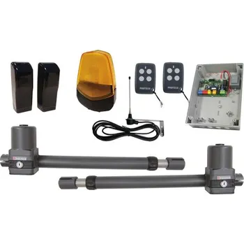 PROTECO KIT LEADER 230V - výhodná kvalitní sada pohonů pro ovládání dvoukřídlové vjezdové brány, 3 velikosti pohonů Provedení: 4