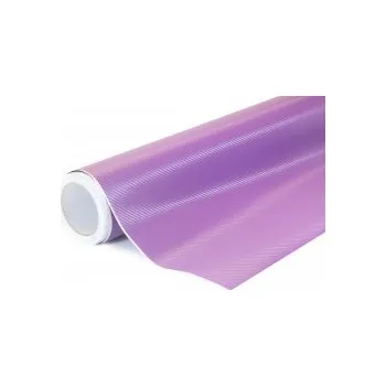 Polep vozidla 3D Karbonová fialová auto wrap fólie 152x50cm - interiér/exteriér