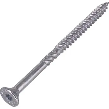 Vrut HPM TEC RAPI-TEC 2010 5,0x80/47+R - stavební vrut do dřeva, polozávit, pozink, zápustná hlava, TORX T25