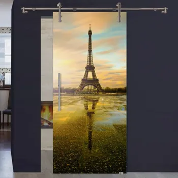 Interiérové dveře Glasdesign Paris Deluxe skleněné posuvné dveře 775 x 2050 mm