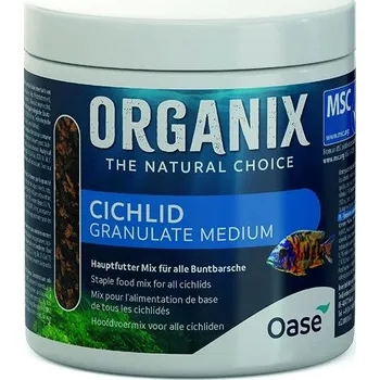 Krmivo pro rybičky ORGANIX Cichlid Granulate M 500 ml MSC