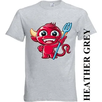 Chlapecké tričko levne-detske-bavlnene-tricko-potisk-cert Barva: Heather grey - vřesově šedá, velikost: 104