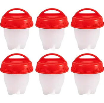 Silikonové formy na vaření vajec XJ5265 6 ks Silikonové formy na vaření vajec XJ5265 6 ks