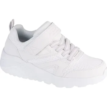 Dívčí tenisky Bílé dětské tenisky Skechers Uno Lite - Echo Surge 403640L-WHT Velikost: 33