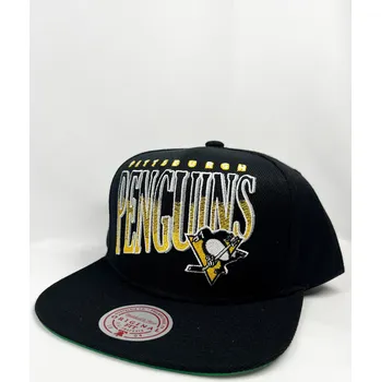 Kšiltovka Mitchell & Ness Pánská kšiltovka Pittsburgh Penguins NHL Line Work Snapback Vntg