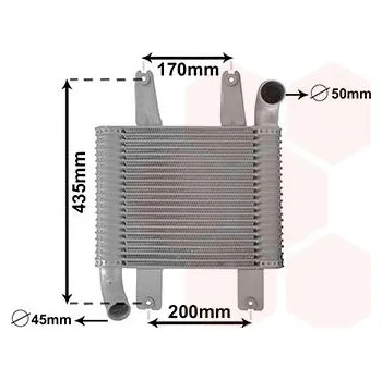 Turbodmychadlo chladič turba VAN WEZEL 82004229