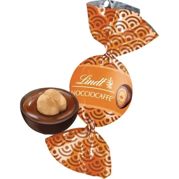 Čokoláda Lindt Lindor pralinky Nocciocaffe vážená 100g