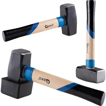 Kladivo GEKO Zednické kladivo s gumovou hlavicí 2000g G72292