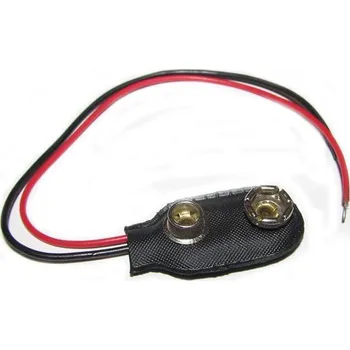 Držák baterie Konektor na 9V baterii klips I typ vývod 12cm L012