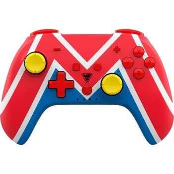 Herní konzole DragonShock PopTop kompaktní bezdrátový ovladač Mario (Switch)