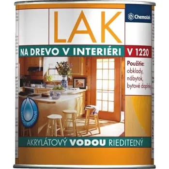 Lak na dřevo Chemolak lak na dřevo v interiéru pololesk 2,5l ( )