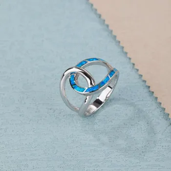 Řetízek Jan Kos jewellery Stříbrný prsten s opálem MHT-2458/SL55