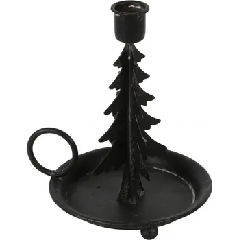 Svícen Kovový svícen Valdor S černý