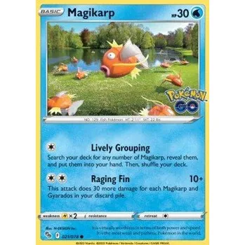 Volný čas PGO 021/078 Magikarp - Pokémon GO Stav: Near Mint, Verze: NORMAL