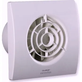 Domácí ventilátor Aerauliqa QUASAR N BB ⌀ 100 - tichý, výkonný diagonální koupelnový ventilátor