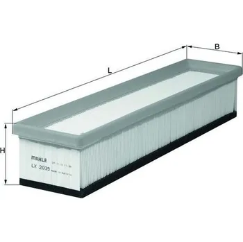Vzduchový filtr Vzduchový filtr KNECHT LX 2039