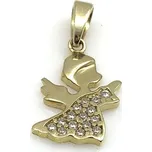 Diante Zlatý přívěsek andílek 59633242