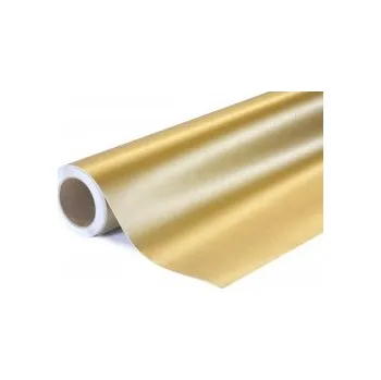 Polep vozidla Broušená zlatá auto wrap fólie 152x300cm - interiér/exteriér