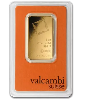 Valcambi - investiční zlatý slitek - 31,1 g