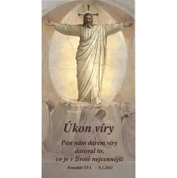 Doplněk ke knize Úkon víry (X 2) (Záložka do knih)