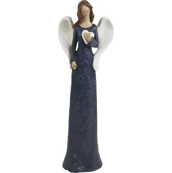 Vánoční dekorace Recenze Morex Anděl X5486 17,5 cm modrý/bílý