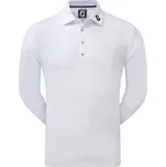 FootJoy Thermocool Self Collar pánské triko s dlouhým rukávem, bílé, vel. M