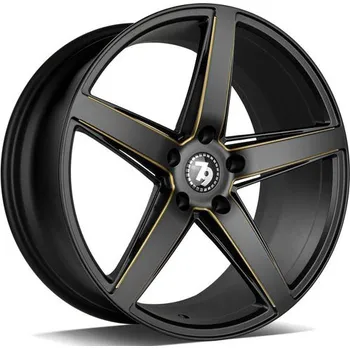 Alu kolo Seventy9 Alu Kola Seventy9 SV-N 9x18 5x120 ET35 Black Matt Milled Gold 72.6