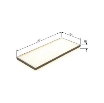 Kabinový filtr Kabinový filtr VW LT 28-46 II valník/podvozek (2DC, 2DF, 2DG, 2DL, 2DM) Bosch - 2.3, 2.5