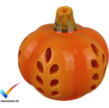 Svícen Anděl Přerov Svícen - keramická dýně 8,5x8 cm