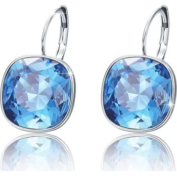 Souprava šperků B-TOP Luxusní dámské náušnice crystals Aquamarine