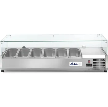 Chladicí zásobník GN 1/3, Arktic, 6x GN 1/3, 230V/180W, 1405x420x(H)456mm