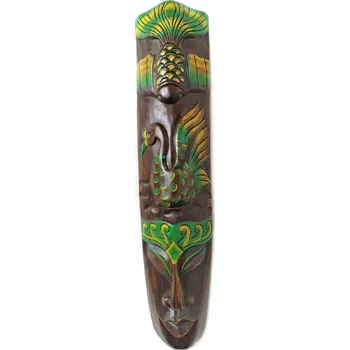 Etno Maska 2 Pták Ryba / Dřevo 50 cm