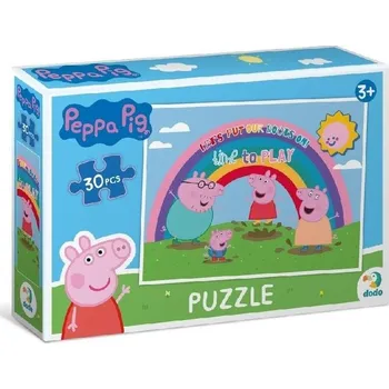Puzzle Prasátko Peppa: Duha 30 dílků