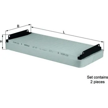 Kabinový filtr Filtr, vzduch v interiéru KNECHT LA 47/S