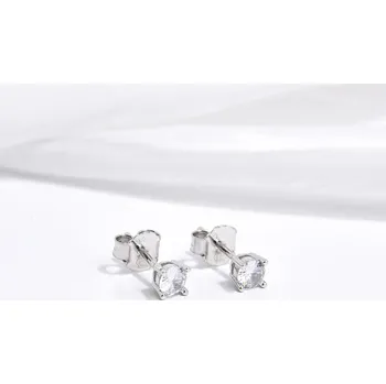 Náušnice Jan Kos jewellery Stříbrné náušnice zirkon MHT-2996/SW00