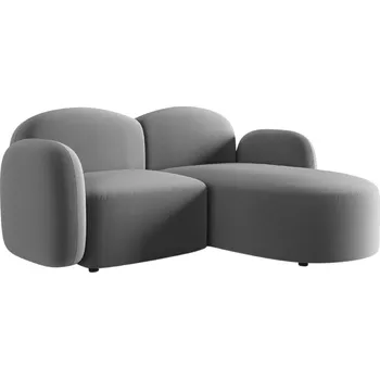 Pohovka Micadoni Sametová rohová pohovka Blair 194 cm, pravá