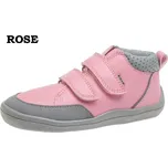 Barefoot kotníčkové boty BEDA PLAYFUL - ROSE s okopem (BFN 170060/W/M/NL/OK), Beda Barefoot Velikost: 27