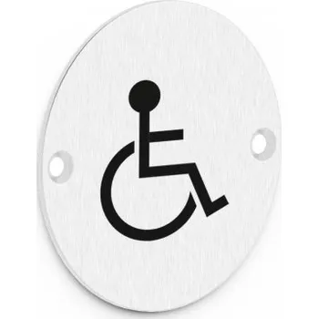 METAL BUD piktogramy METAL-BUD toaleta pro invalidy, šroubovací, inox