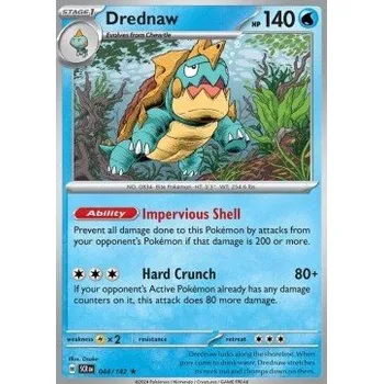 Volný čas Pokémon SCR 044/142 Drednaw - Stellar Crown Stav: Near Mint, Verze: HOLO