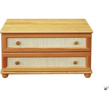 Komoda Komoda 79 - masiv borovice Odstín: Bílá krycí barva