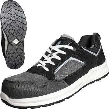 Pracovní obuv NITRAS CLASSIC STEP – Pracovní bezpečnostní obuv S1P, šedá / černá Velikost: 41