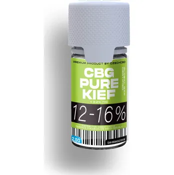CBD CBG Kief 12-16% Hmotnost: 2,5g