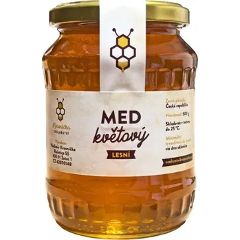 Včelařství Kvasnička Med květový lesní 500 g