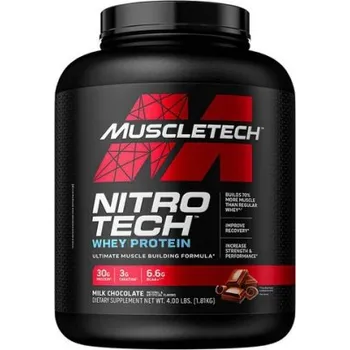 Protein MuscleTech Nitro-Tech 1820 g - mléčná čokoláda + Sleva 3 % pro registrované