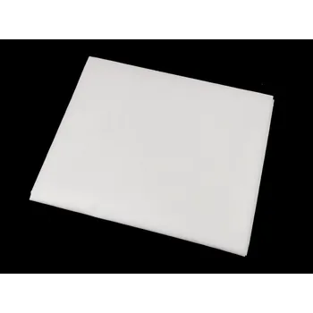 METRÁŽ Netkaná textilie pod výšivku trhací 28 g/m² šíře 90 cm - bílá