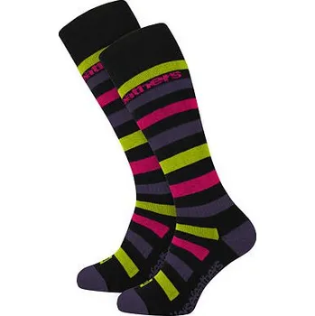 Dámské ponožky Snowboardové ponožky Strid - black velikost 8 - 10