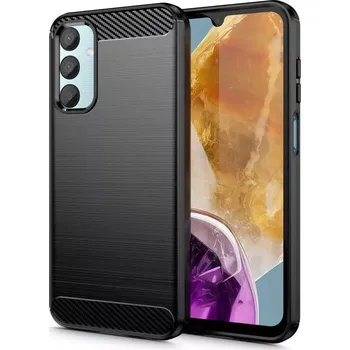 Pouzdro na mobilní telefon Kryt Samsung Galaxy M15 5G Tech-Protect TPU Carbon black