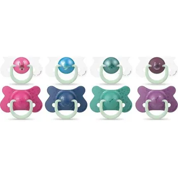 SUAVINEX | ŠIDÍTKO DEN&NOC Fyziologické SILIKON +18 m - 2 ks