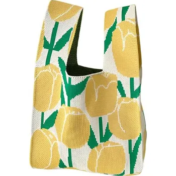 ANNAM Tote Bag žlutý tulipán 36 × 20 cm